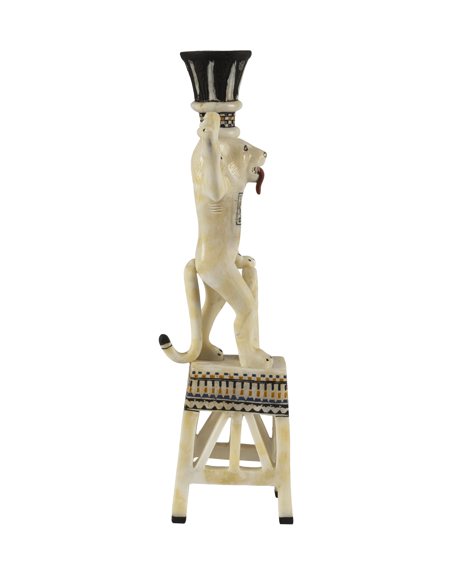 Lion-shaped perfume vase of Tutankhamun