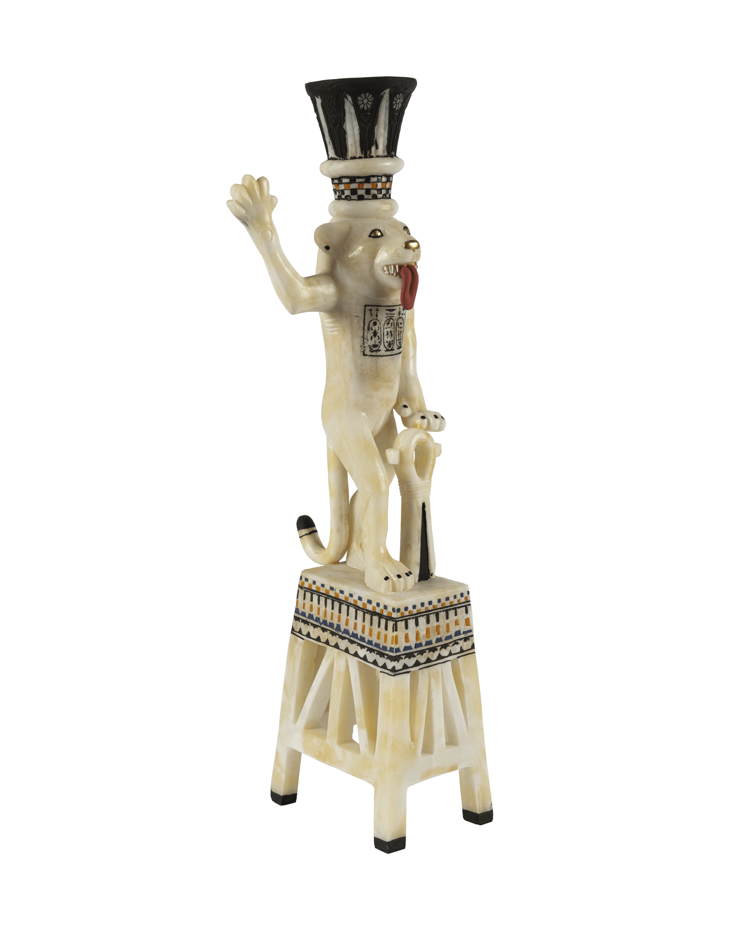 Lion-shaped perfume vase of Tutankhamun