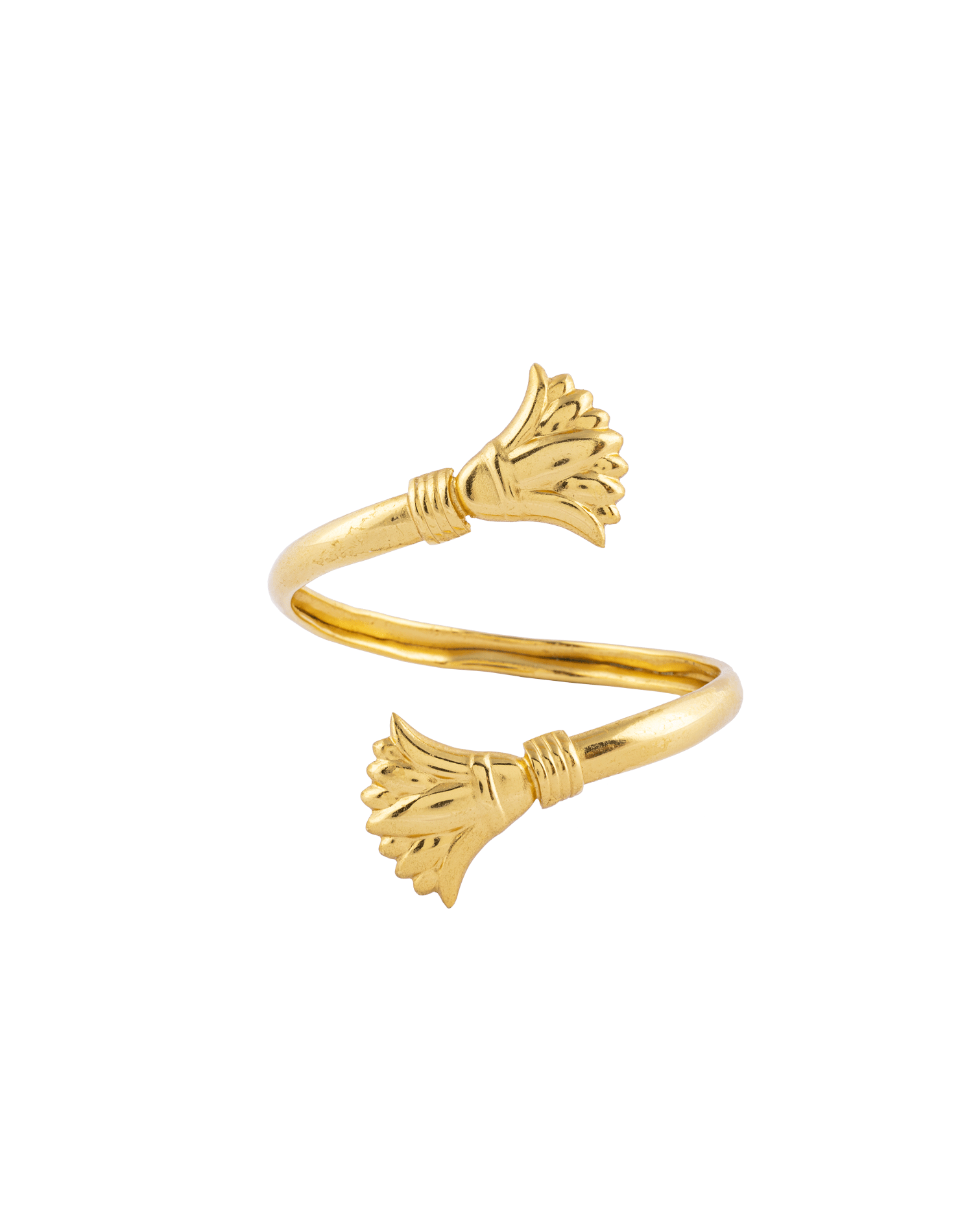 Gold Plated Lotus Bracelet