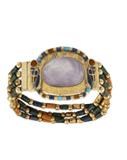 Bracelet with Amethyst Scarab