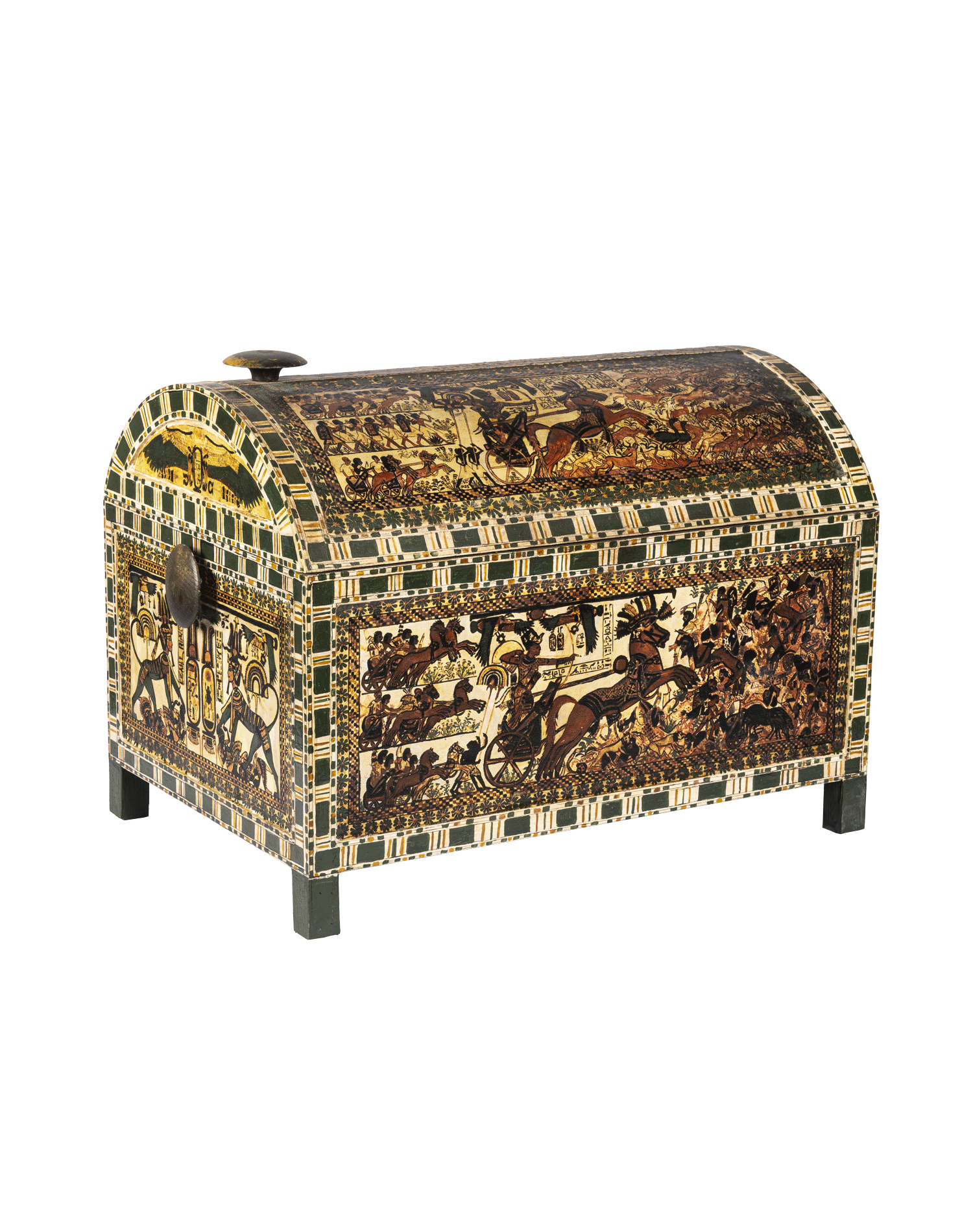 Chest of Tutankhamun with Scenes of Warfare and Hunting