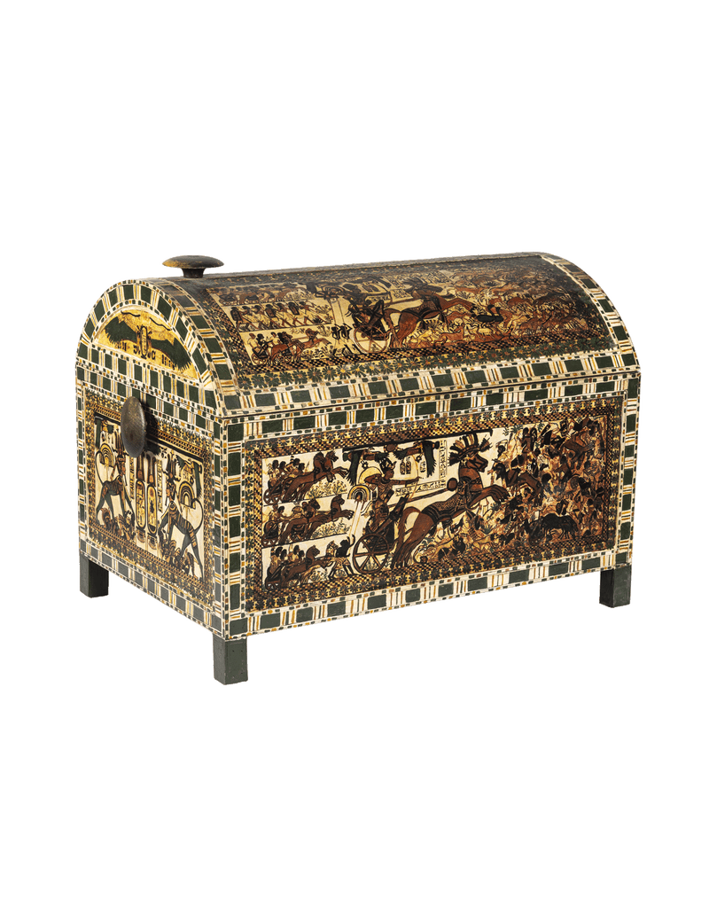 Chest of Tutankhamun with Scenes of Warfare and Hunting