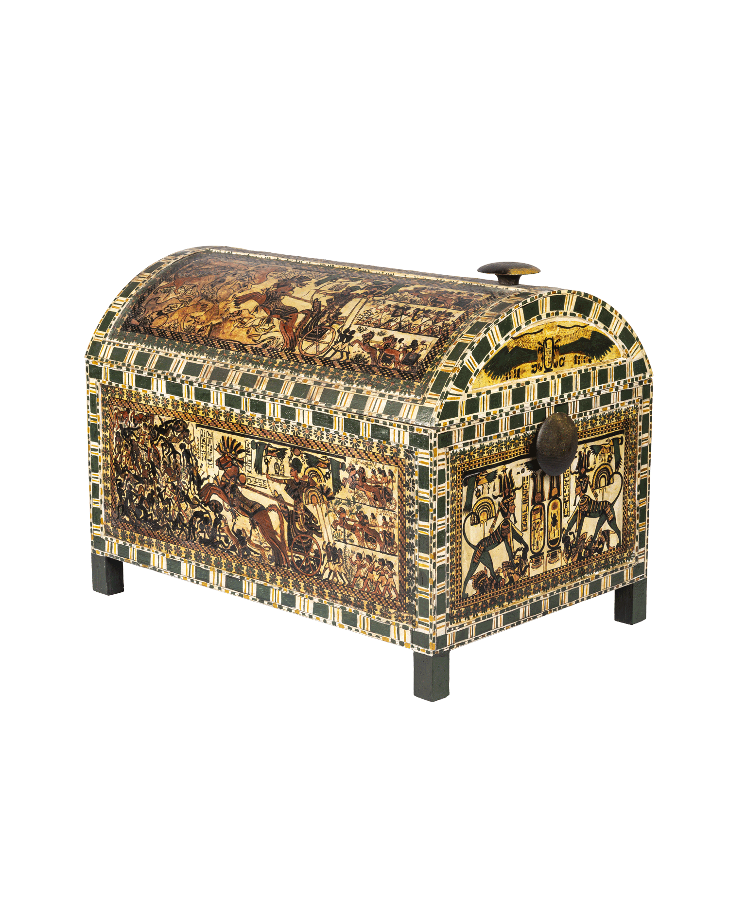Chest of Tutankhamun with Scenes of Warfare and Hunting