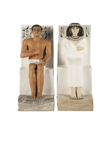 Statues of Rahotep and Nofret