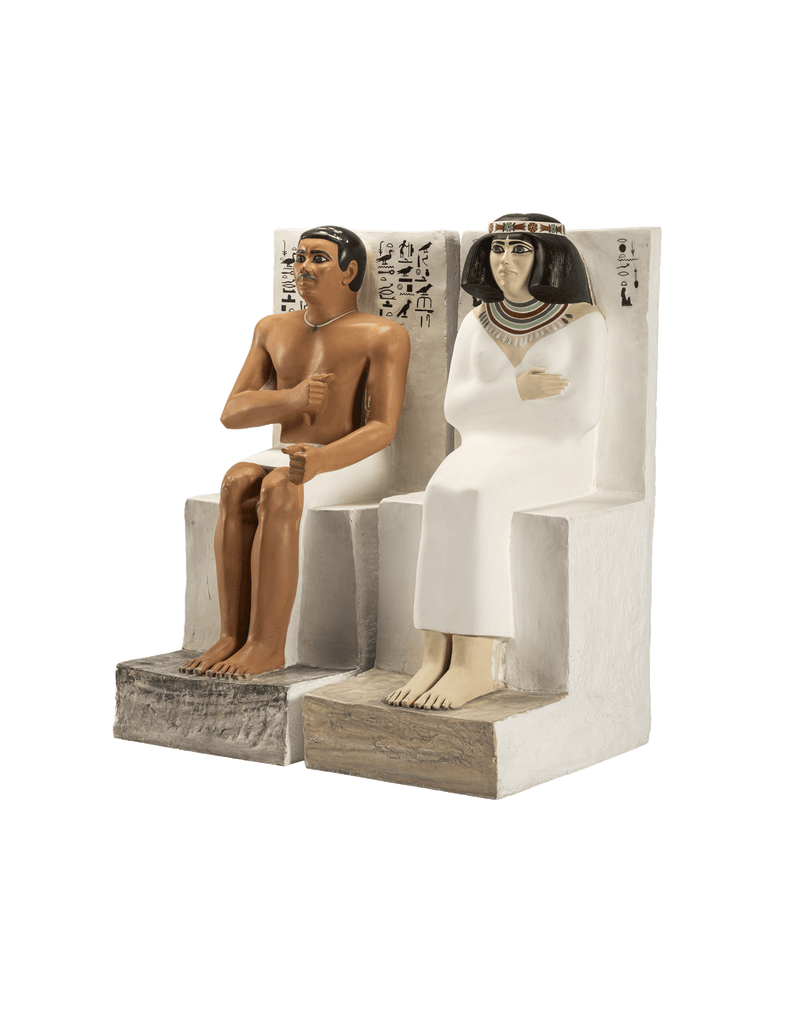 Statues of Rahotep and Nofret