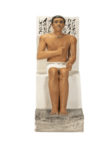 Statues of Rahotep and Nofret