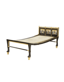 Ebony bedstead