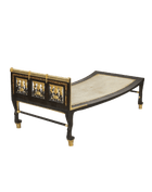 Ebony bedstead