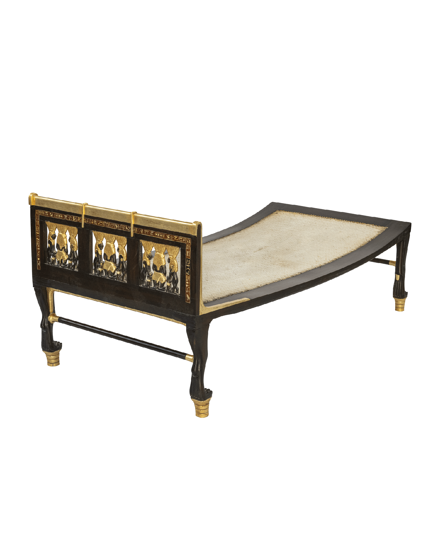 Ebony bedstead