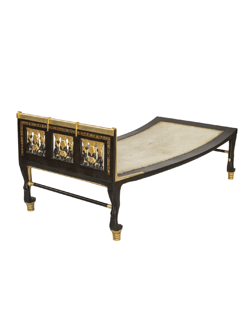 Ebony bedstead