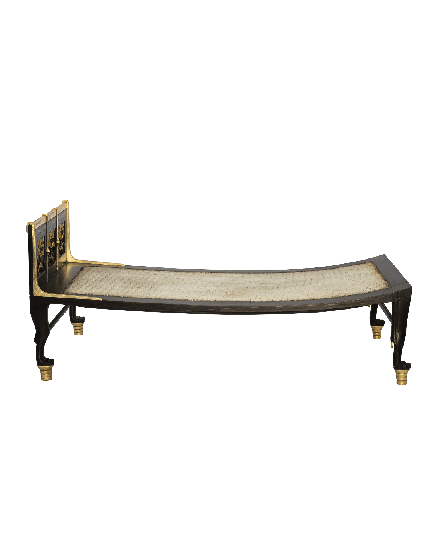 Ebony bedstead