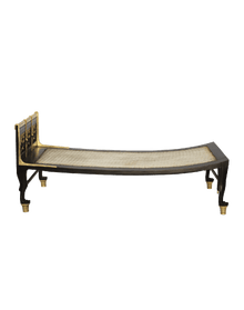 Ebony bedstead