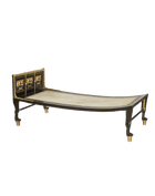 Ebony bedstead