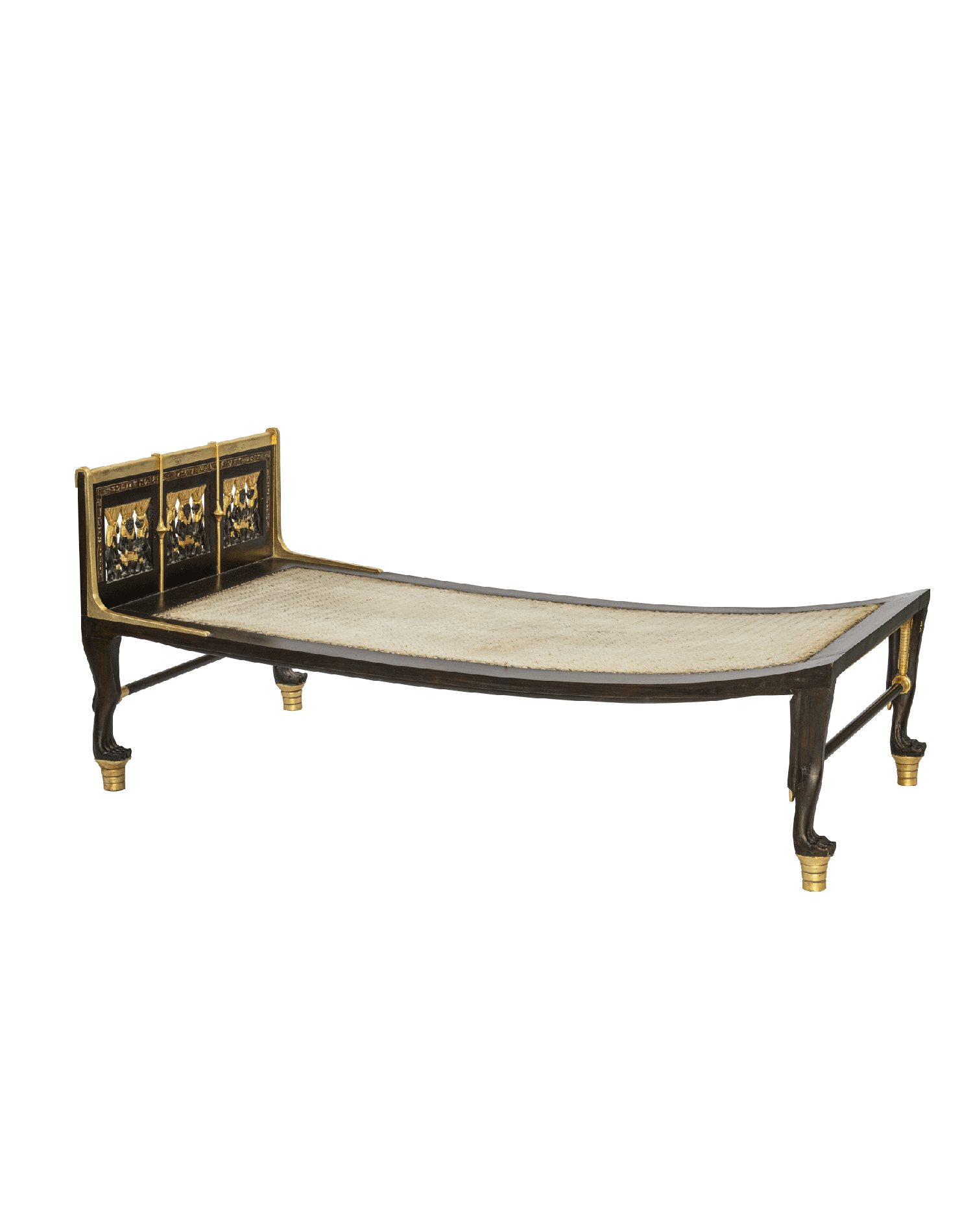 Ebony bedstead