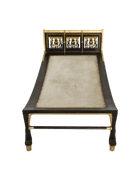 Ebony bedstead