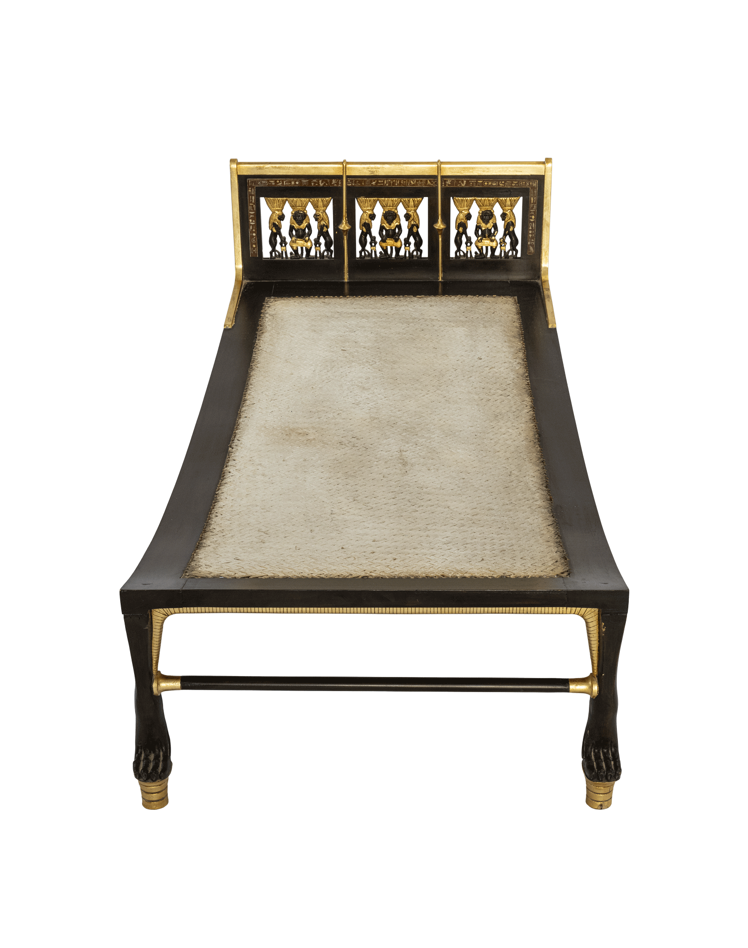 Ebony bedstead