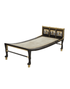 Ebony bedstead
