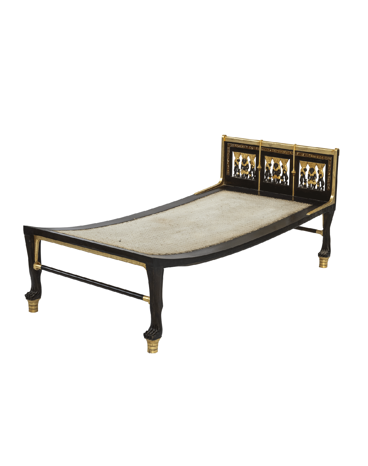 Ebony bedstead