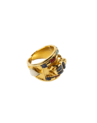 Inlaid Scarab Ring