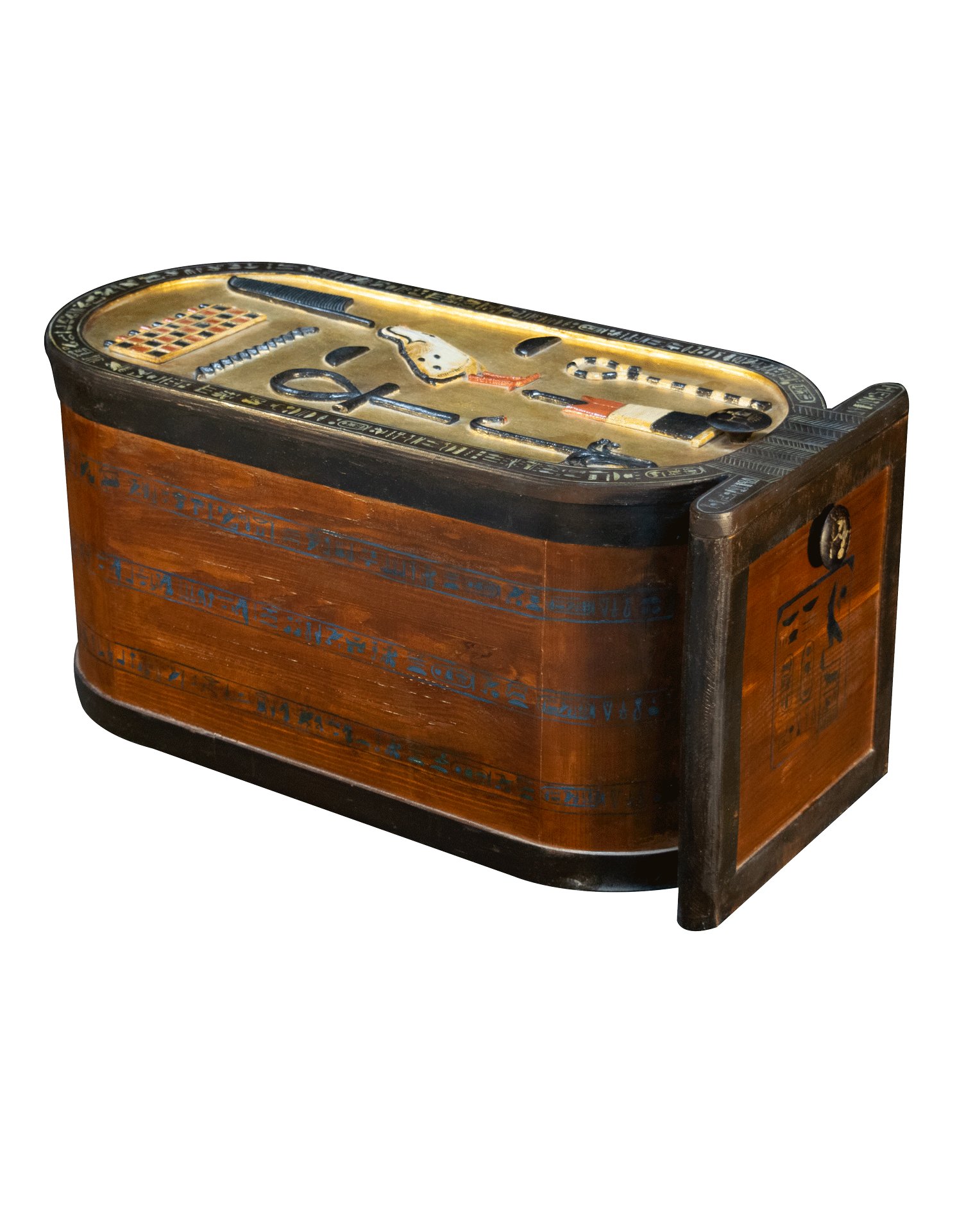Cartouche Shaped Box of Tutankhamun