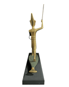Tutankhamun on a Papyrus Raft Statuette