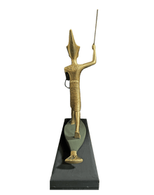 Tutankhamun on a Papyrus Raft Statuette