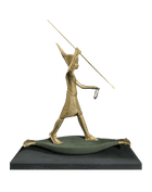 Tutankhamun on a Papyrus Raft Statuette