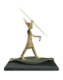 Tutankhamun on a Papyrus Raft Statuette