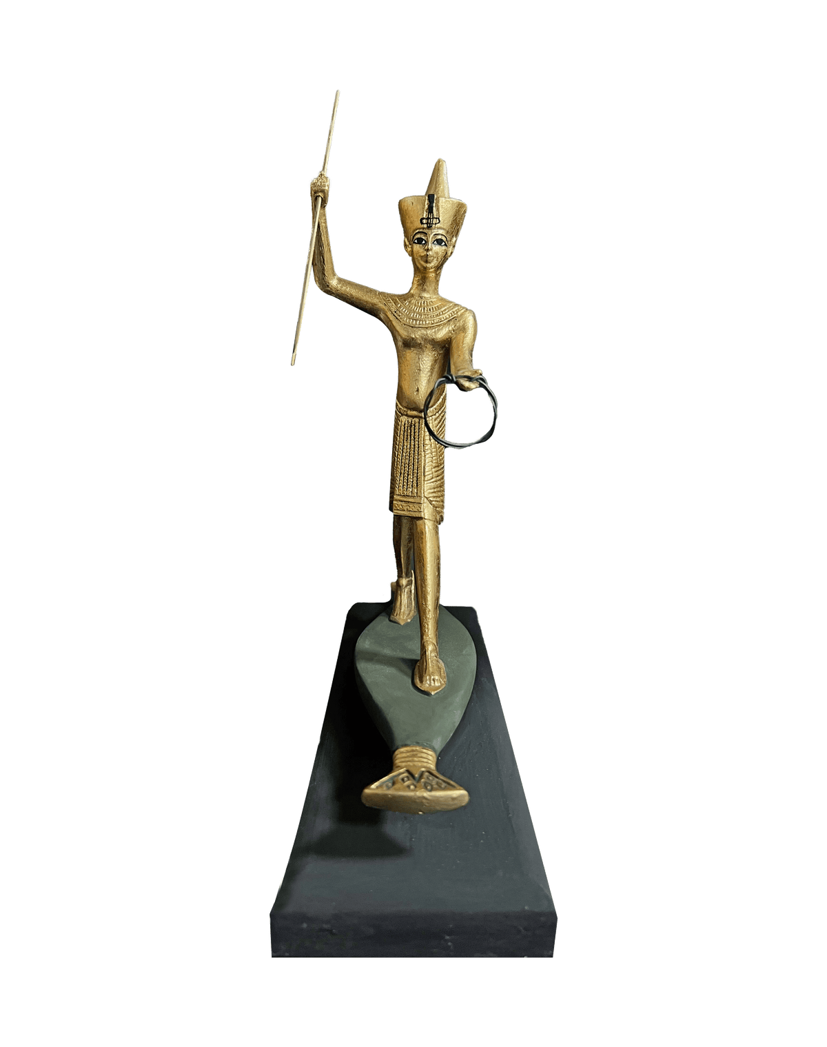 Tutankhamun on a Papyrus Raft Statuette