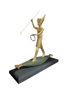 Tutankhamun on a Papyrus Raft Statuette