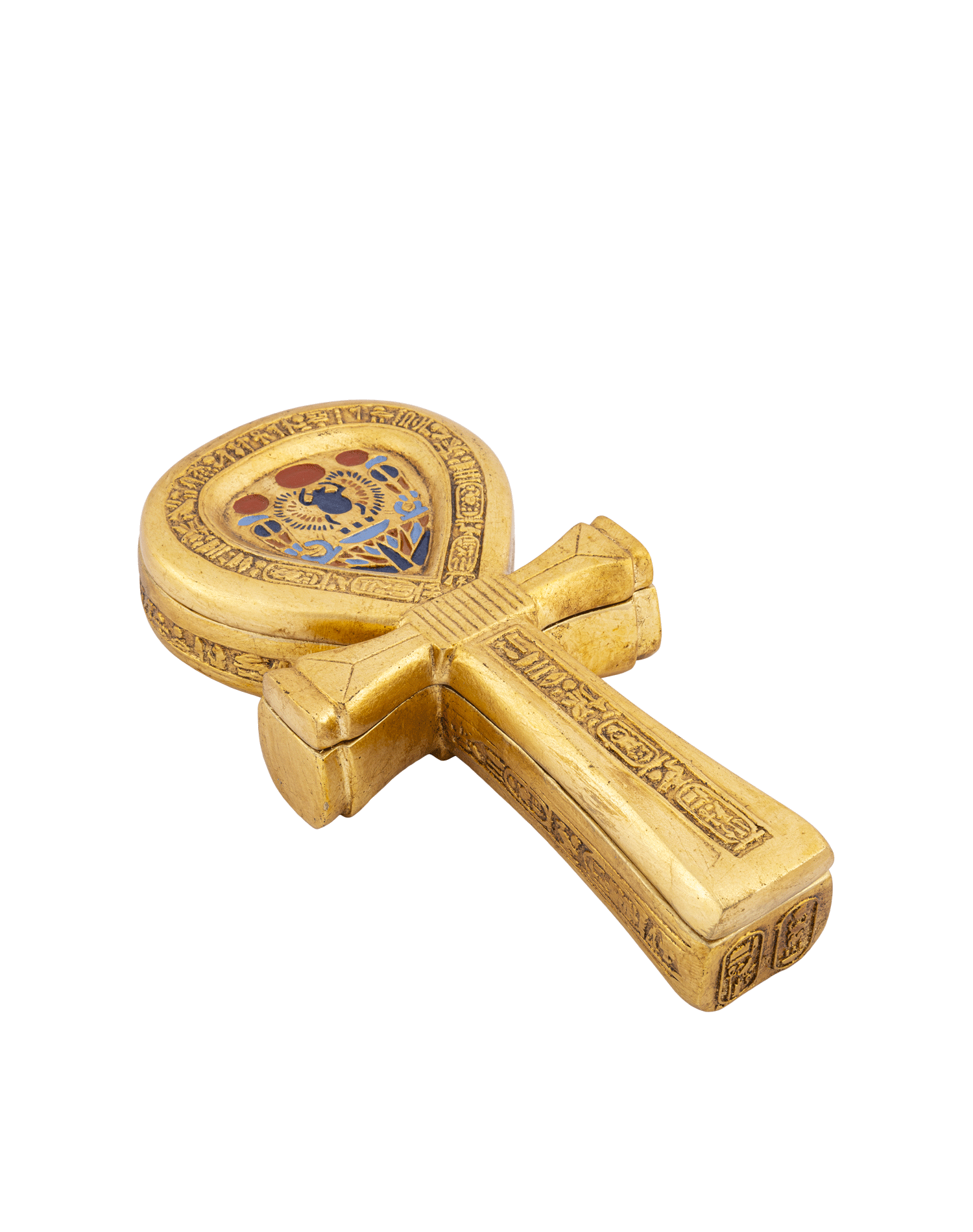 Tutankhamun’s Ankh-Shaped Mirror Case