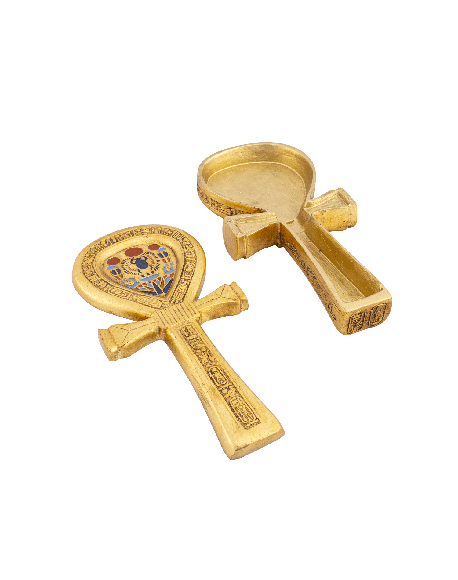 Tutankhamun’s Ankh-Shaped Mirror Case