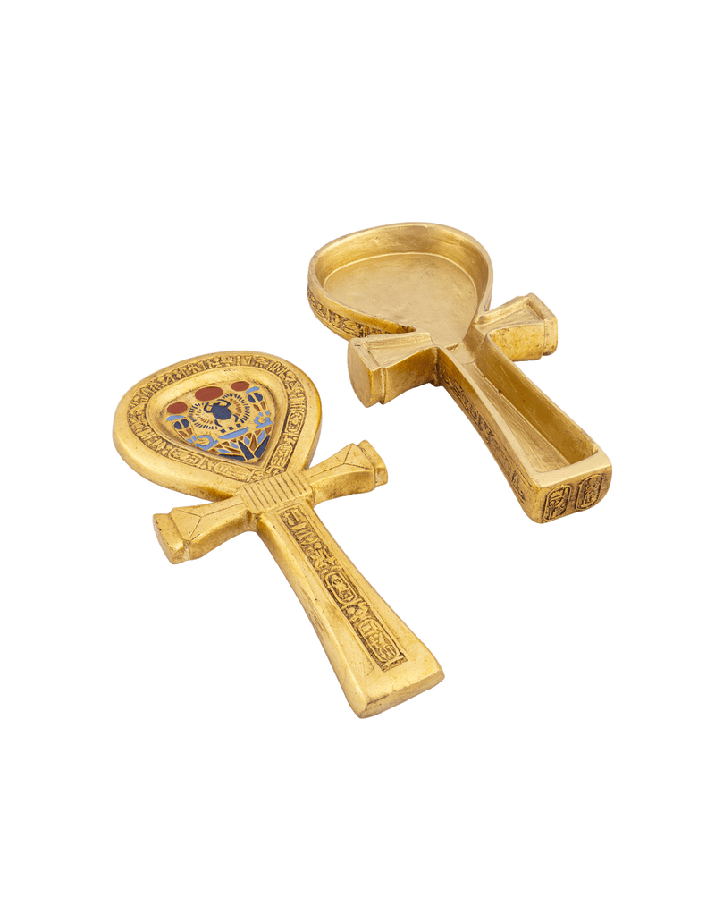 Tutankhamun’s Ankh-Shaped Mirror Case