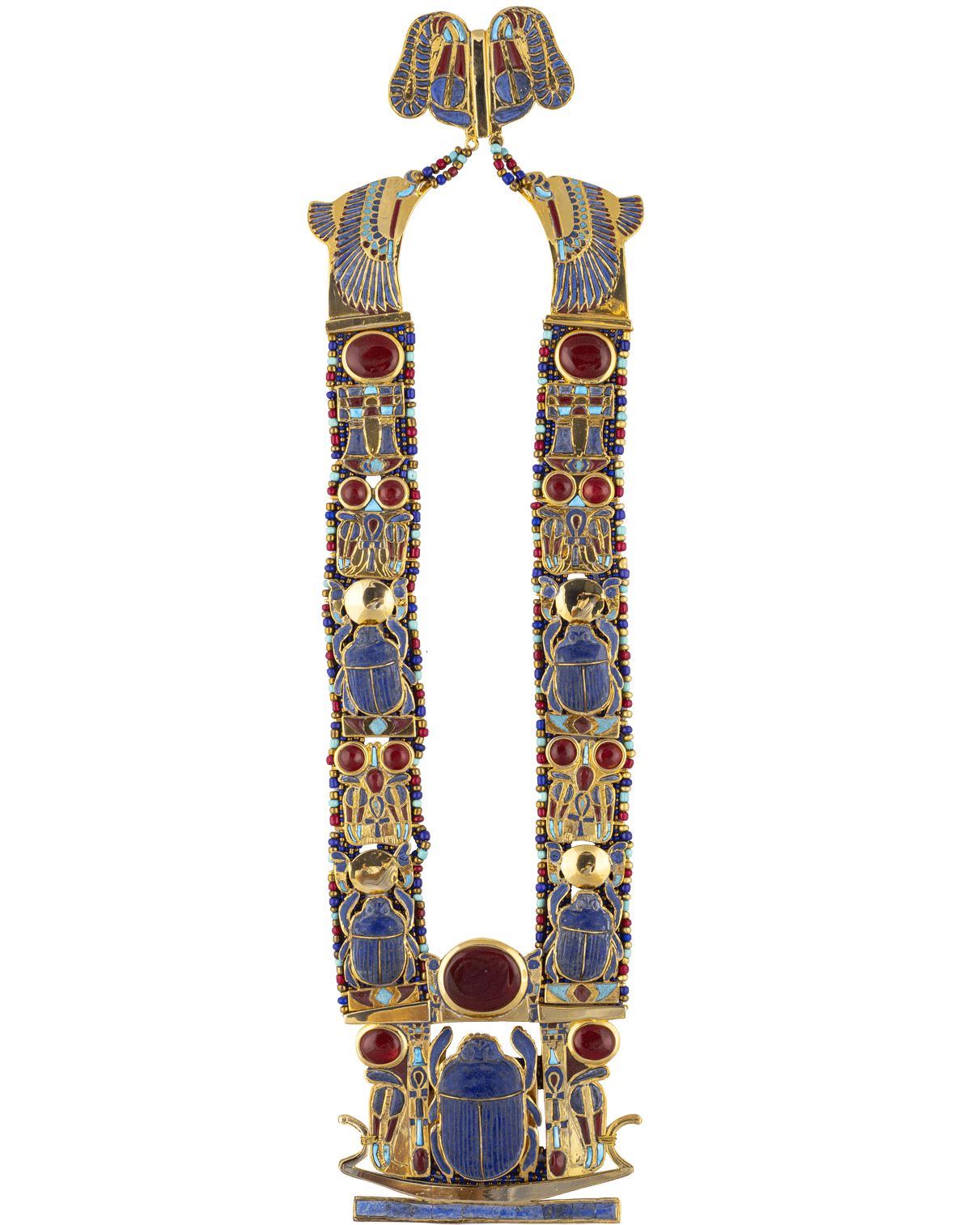 Tutankhamun scarab necklace