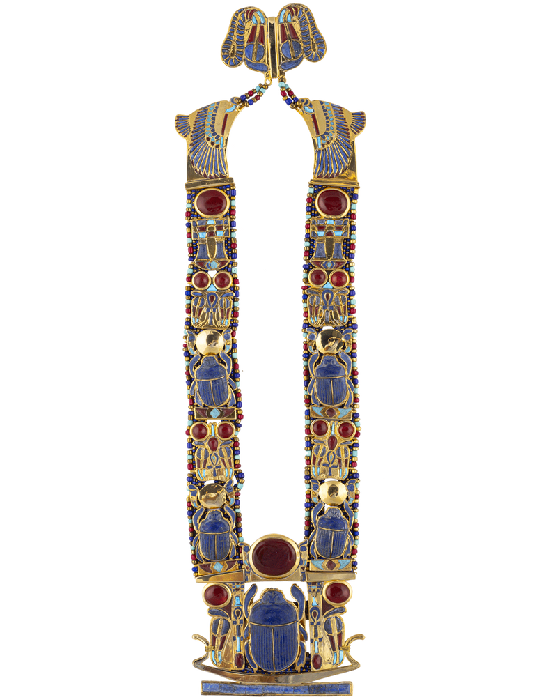 Tutankhamun scarab necklace